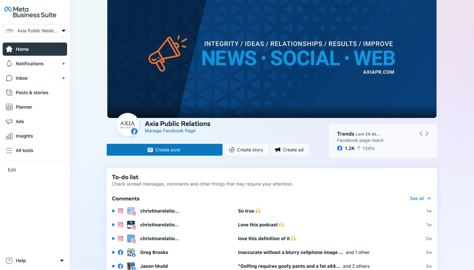 How to manage page roles on your company's Instagram Page